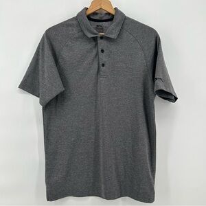 Slazenger Golf Polo Mens Medium Gray Short Sleeve Casual Shirt Classic Sporty